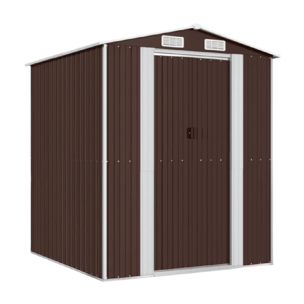 金属製の収納小屋 - 庭やガレージでの使用向け - スチール製 - 120 x 120 x 180